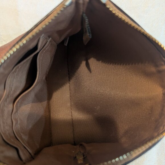 Coach Brown Corner Zip Wristlet, Gently Used - Picture 4 of 4